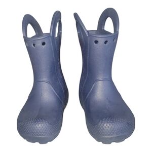 CROCS Navy Kids Handle It  Rain Boots C 8